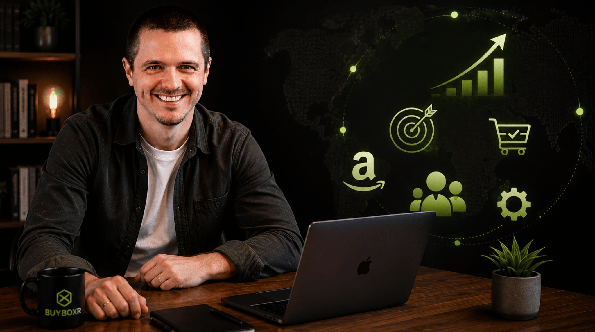 Amazon virtual assistant team working on seller central dashboards and ecommerce operations
