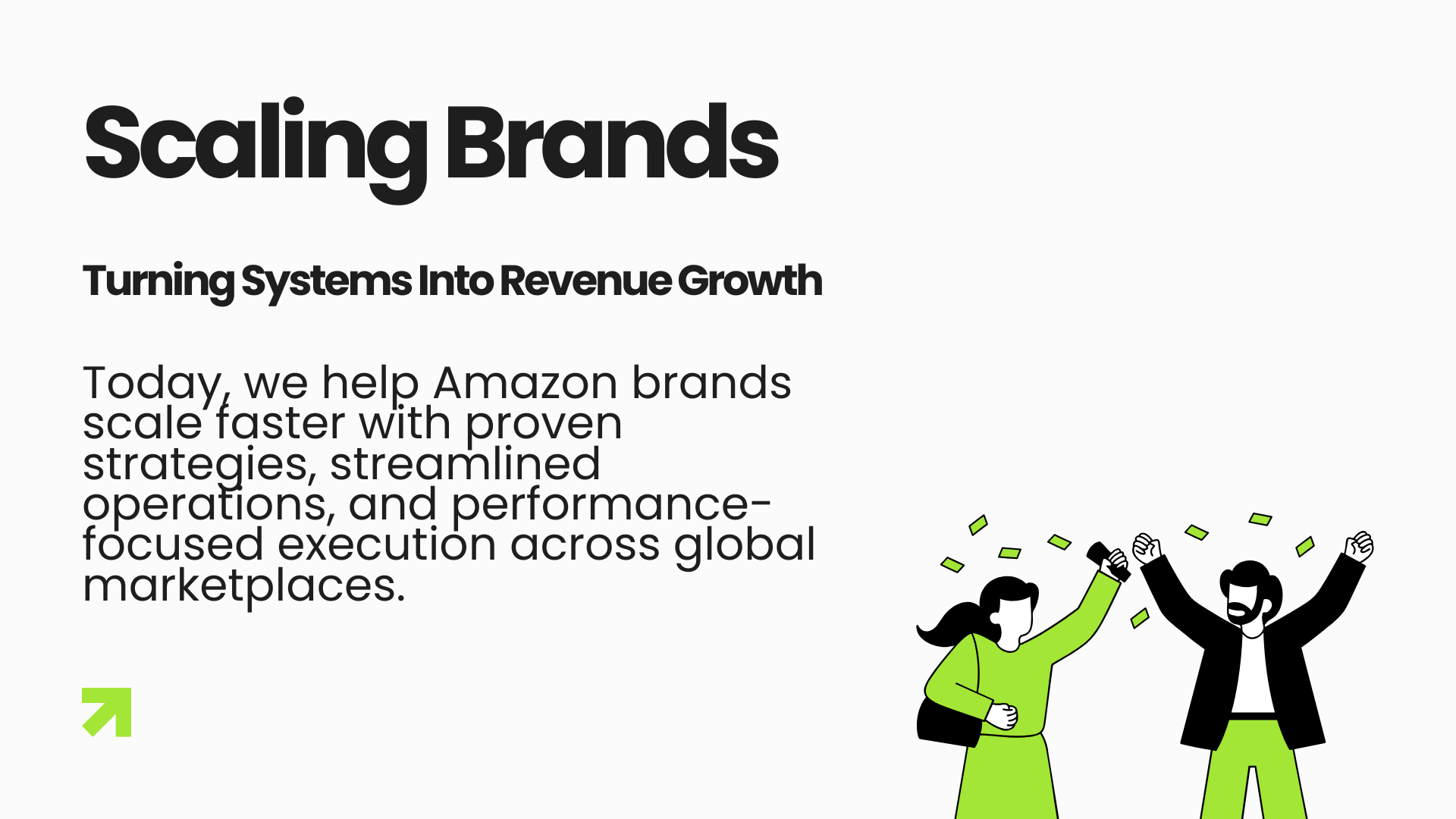 Amazon brand scaling to high revenue with structured systems